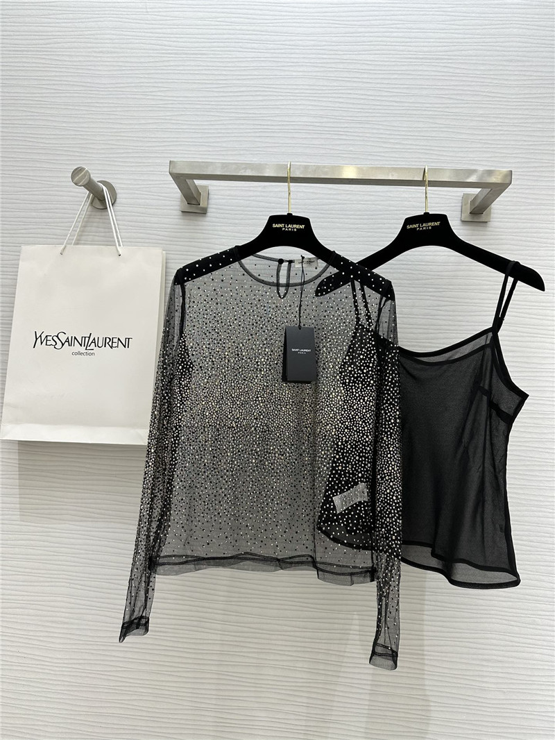 y51 full D1am0nd fried mesh top replica d&g clothing