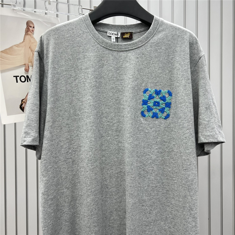 L0ew* round neck short sleeve t replica designer clothes