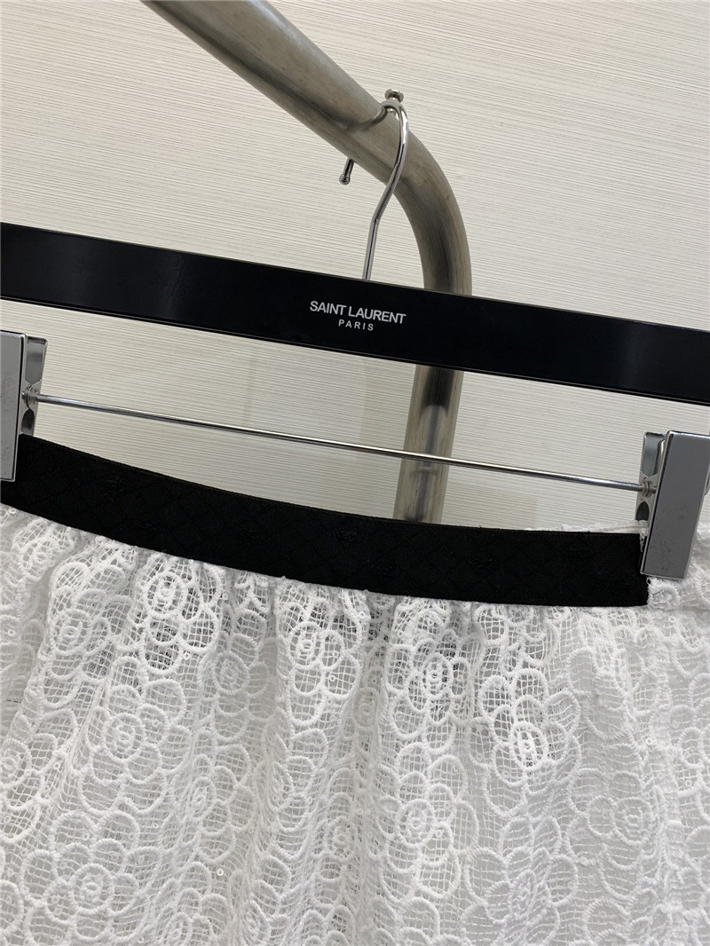 Ch**el hollow camellia skirt replica clothing sites