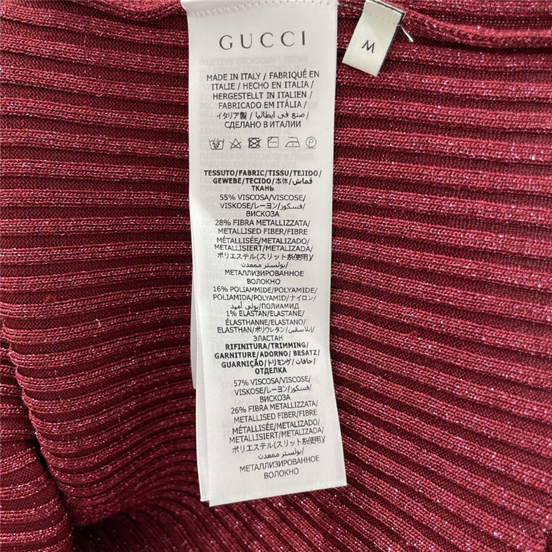 Gvc*1 round neck slim cardigan in red