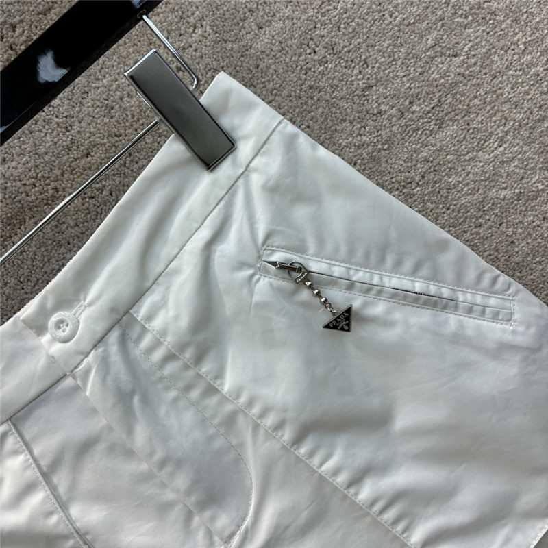 Pra*a triangle logo decorative set cheap designer replica clothes