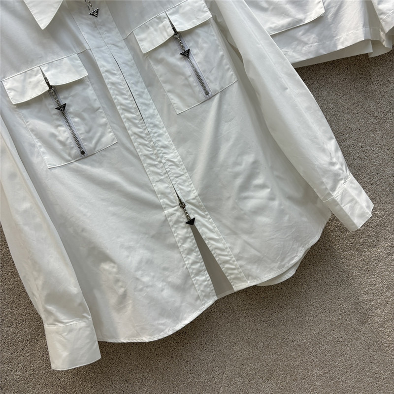 Pra*a triangle logo decorative set cheap designer replica clothes