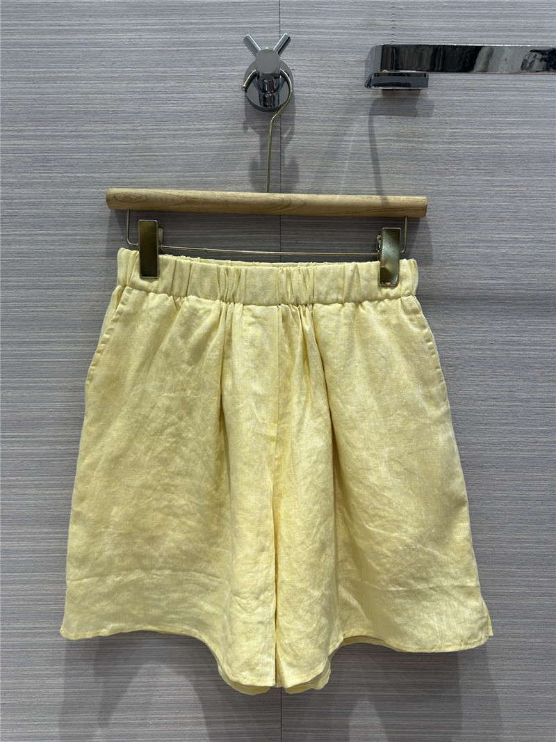 The R0w cotton and linen shorts replica clothing sites