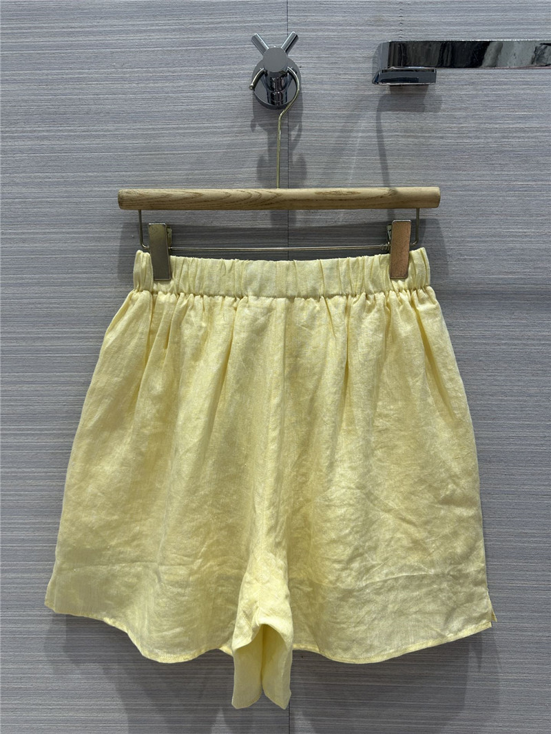 The R0w cotton and linen shorts replica clothing sites