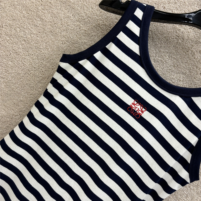 L0ew* striped vest dress replica clothes