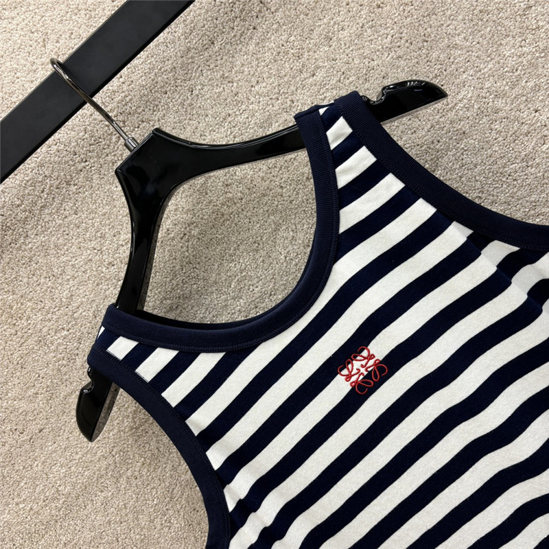 L0ew* striped vest dress replica clothes