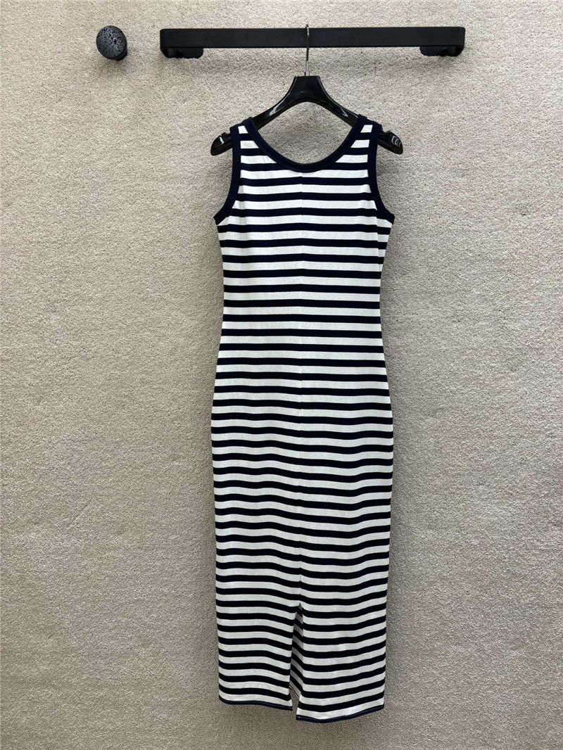 L0ew* striped vest dress replica clothes
