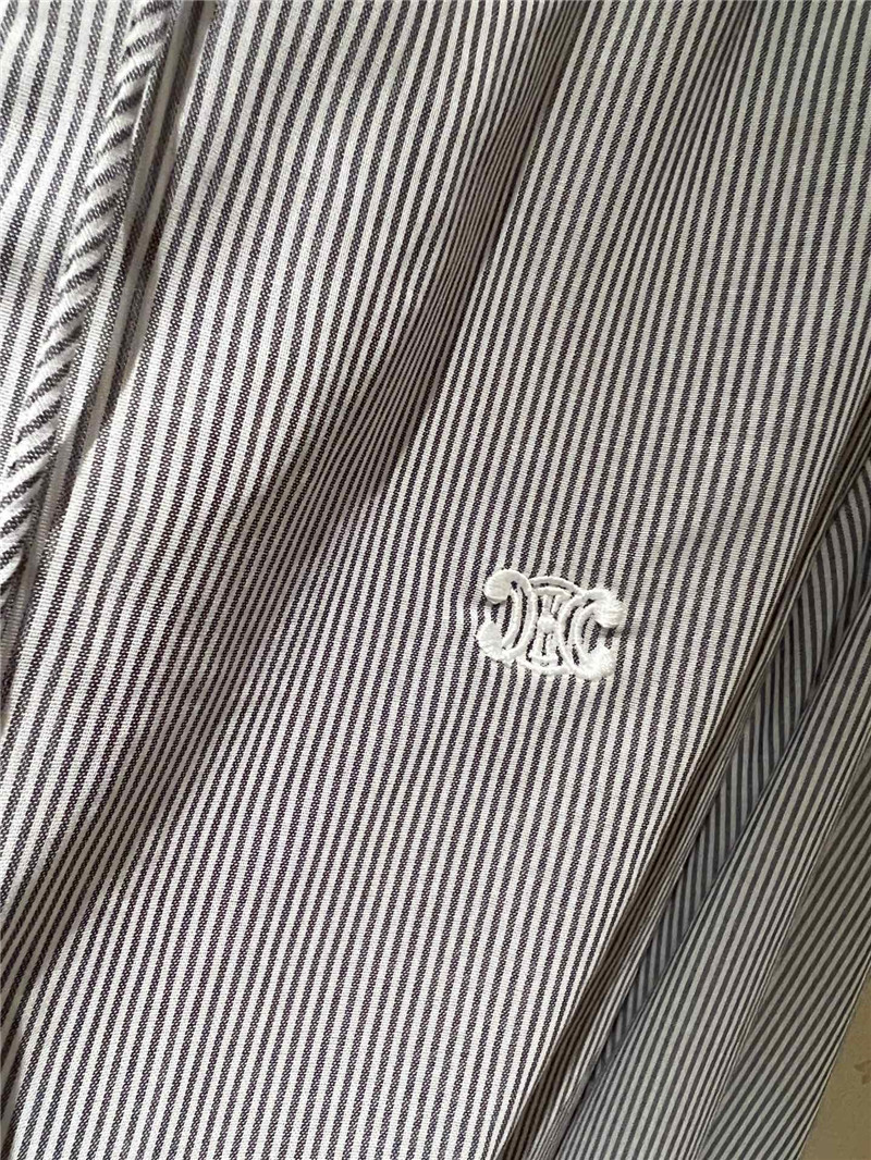 Ce1i*e new striped shirt replica designer clothes