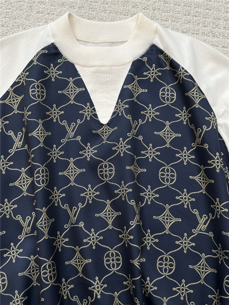 l0vis Vvtt0n lv color block knitted top replicas clothes