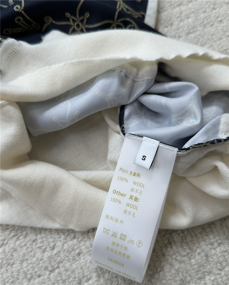 l0vis Vvtt0n lv color block knitted top replicas clothes