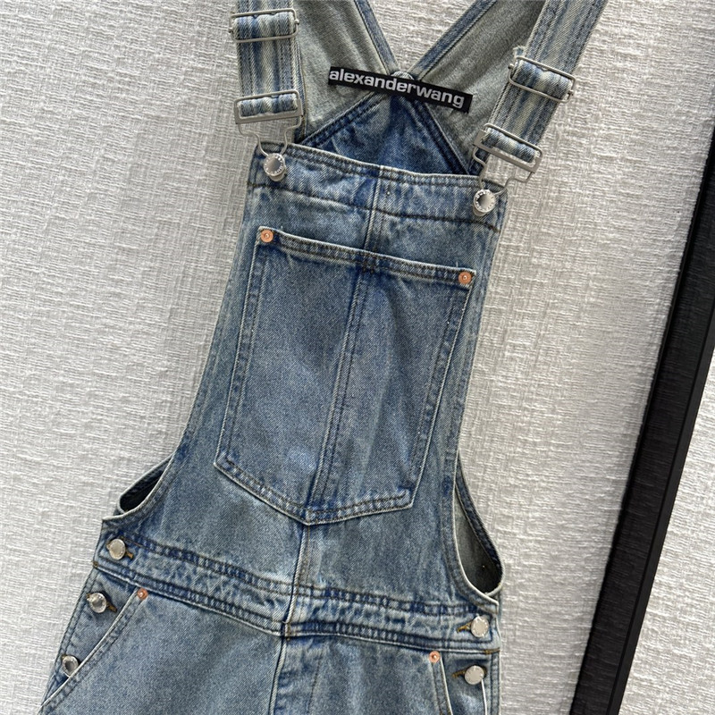 A1exa*der wang denim overalls dress replicas clothes