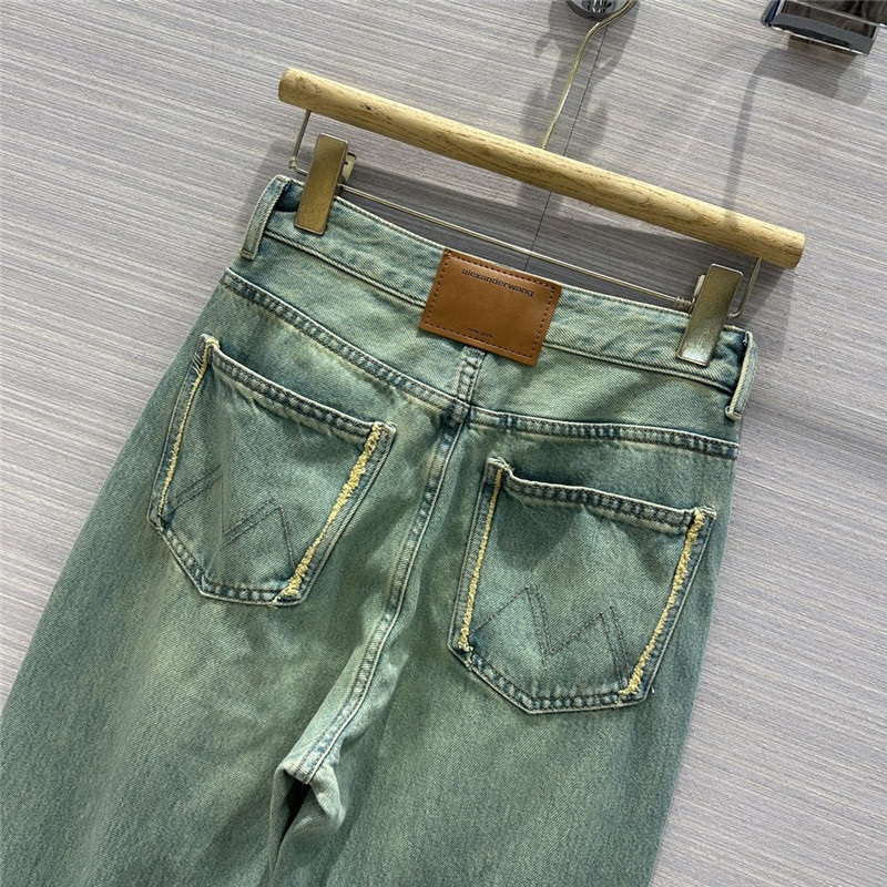 A1exa*der wang straight wide leg jeans replica d&g clothing