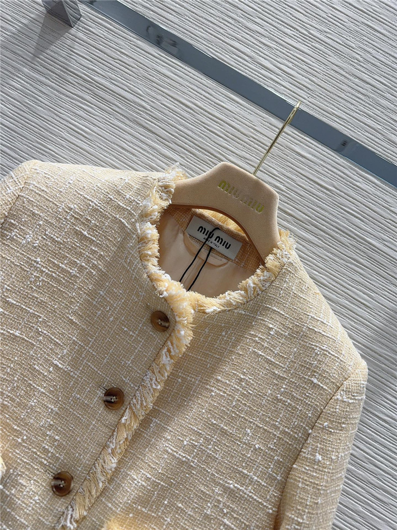 M1um1u classic style small jacket replica designer clothes