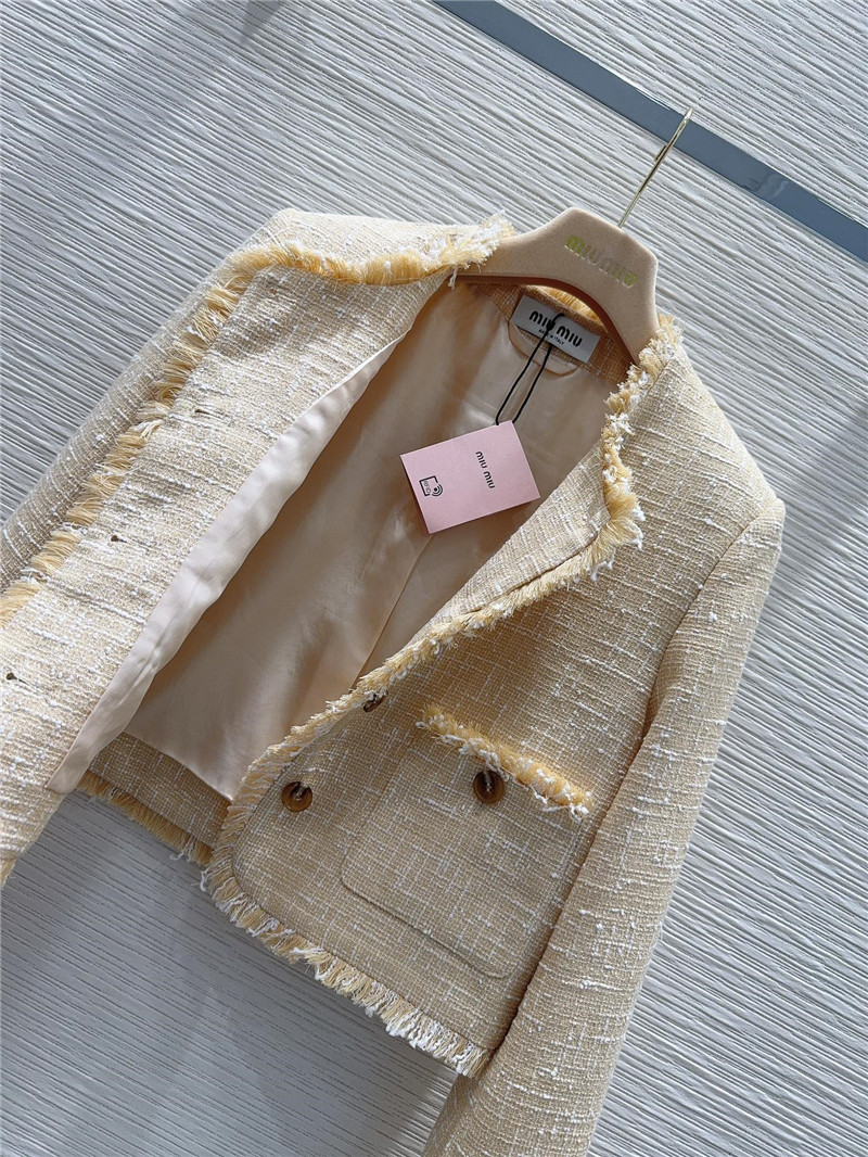 M1um1u classic style small jacket replica designer clothes