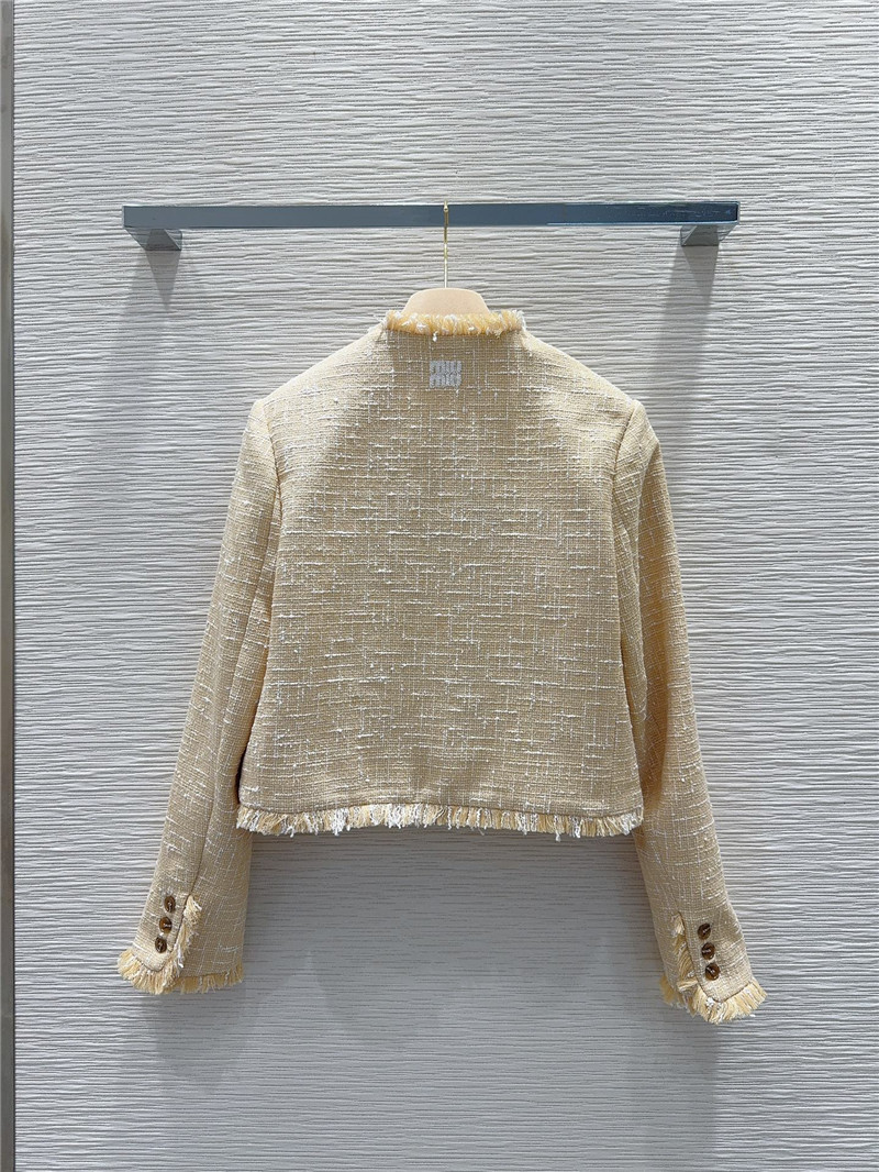 M1um1u classic style small jacket replica designer clothes