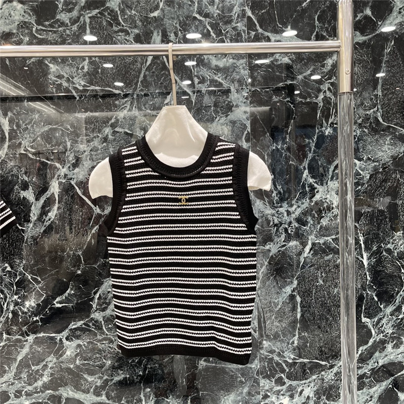 Ch**el new knitted vest replica clothing