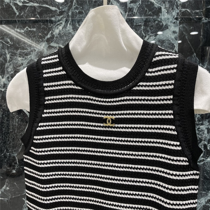 Ch**el new knitted vest replica clothing