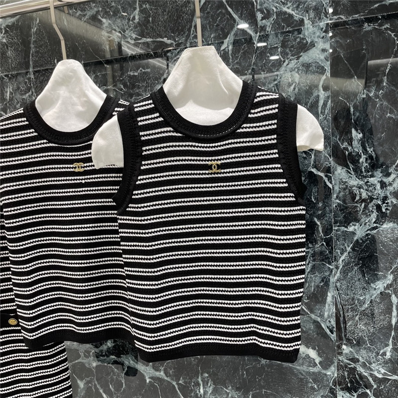 Ch**el new knitted vest replica clothing