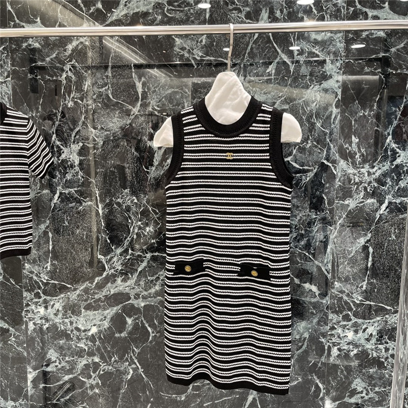 Ch**el new knitted sundress replica d&g clothing