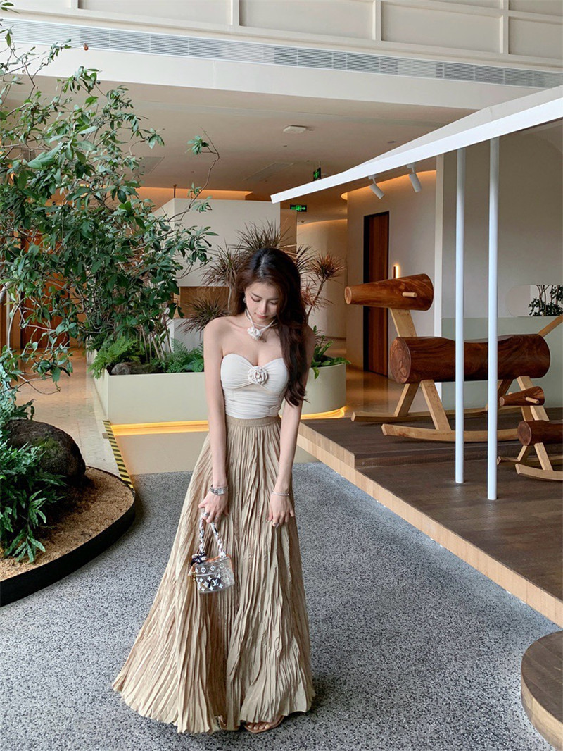 D10r pleated pleated skirt replica d&g clothing