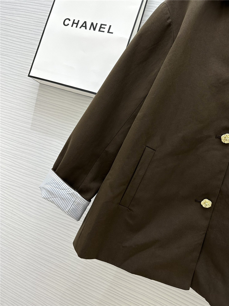 Ch**el chocolate coat replica d&g clothing