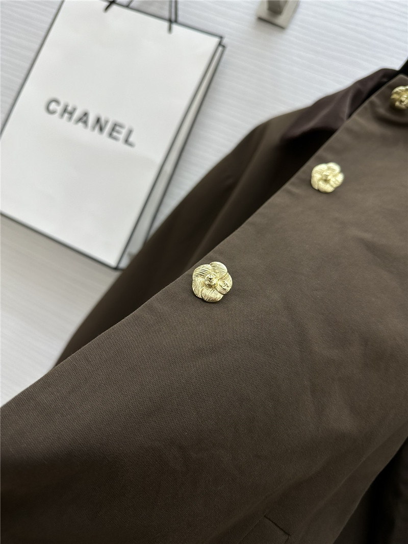 Ch**el chocolate coat replica d&g clothing