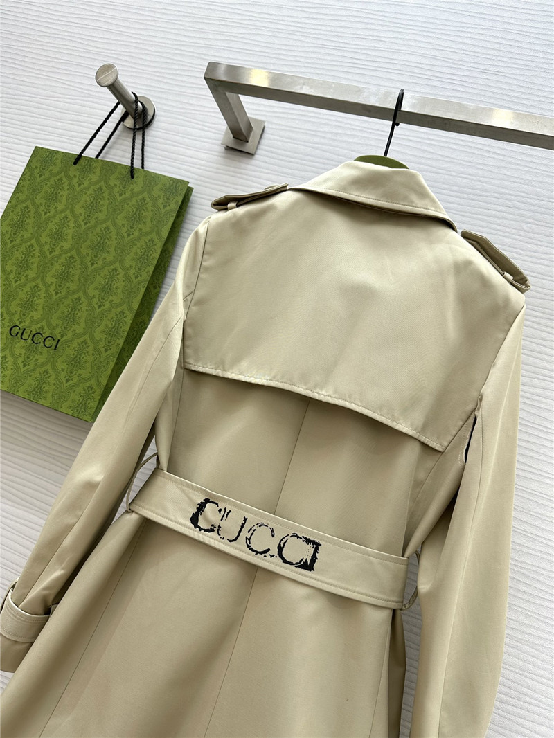 Gvc*1 double breasted trench coat replica clothing sites