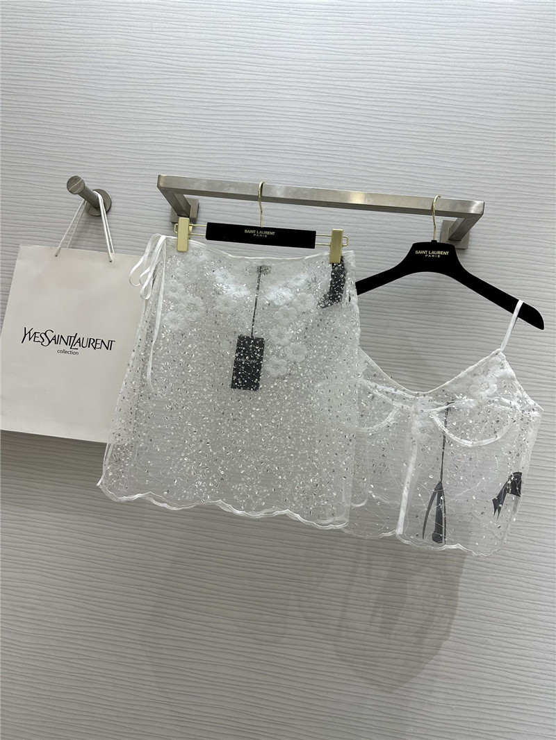 Y51 camellia embroidered layered apron replicas clothes