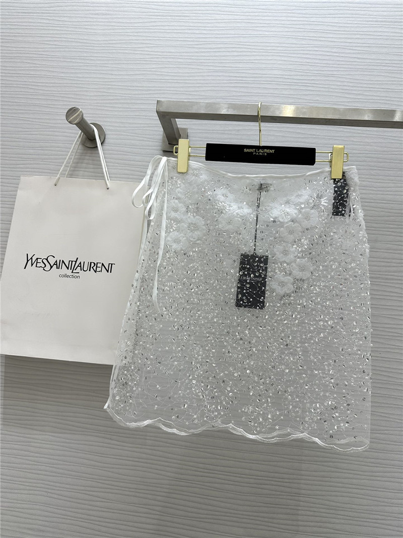 Y51 camellia embroidered layered apron replicas clothes