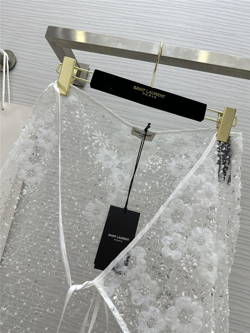 Y51 camellia embroidered layered apron replicas clothes