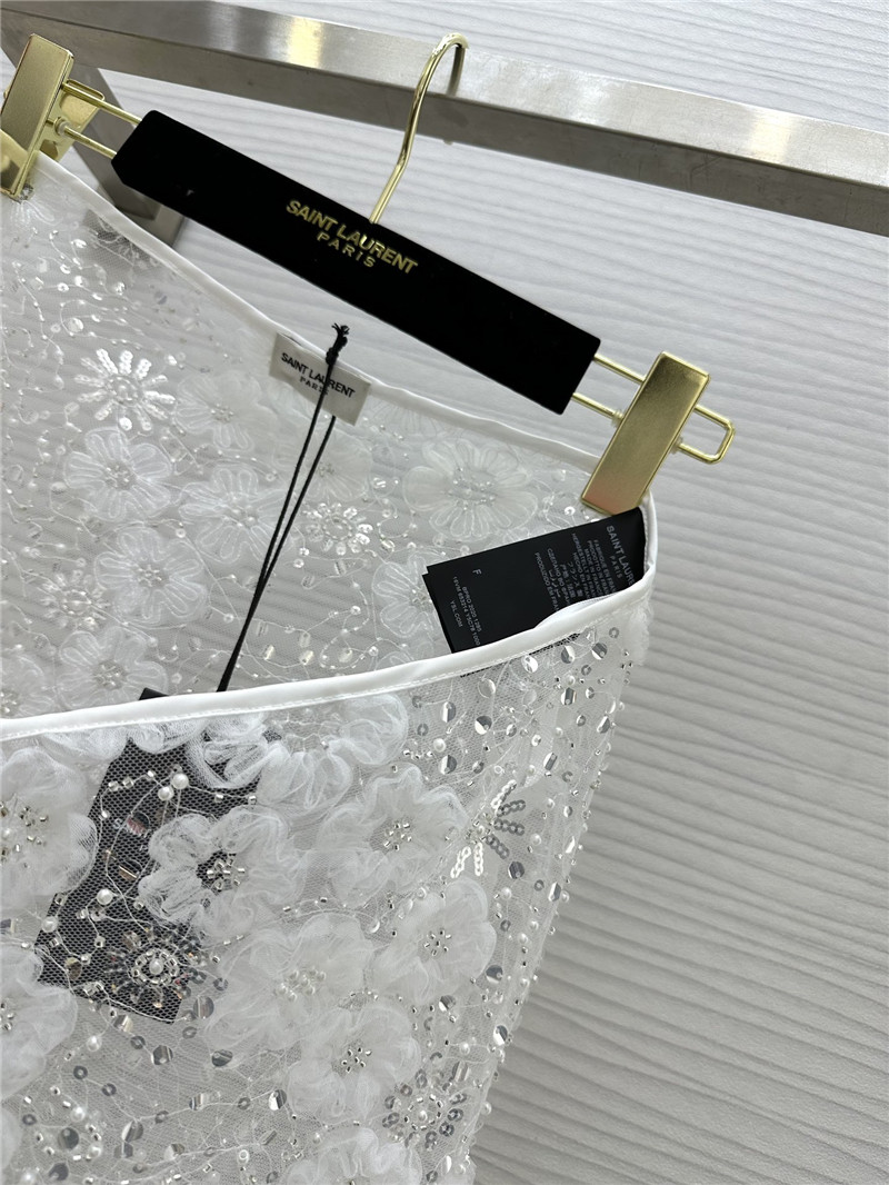 Y51 camellia embroidered layered apron replicas clothes