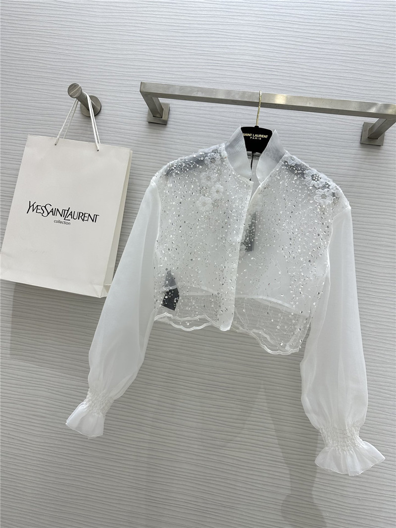 Y51 handmade floral shirt jacket replica clothes