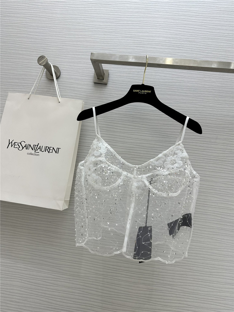 Y51 handmade floral camisole replica clothing