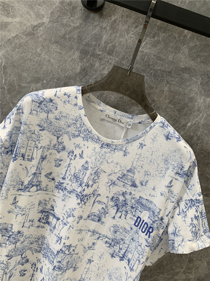 D10r printed short sleeve t-shirt replica d&g clothing