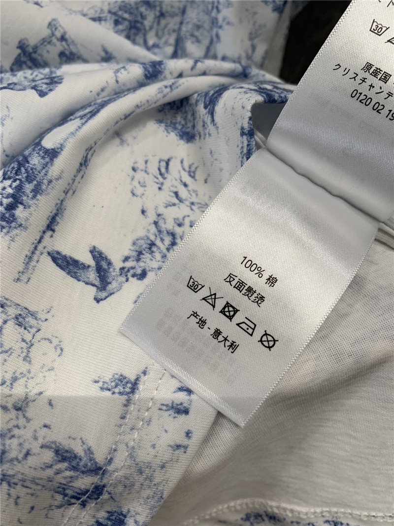 D10r printed short sleeve t-shirt replica d&g clothing