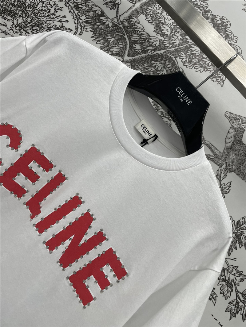 Ce1i*e round neck t-shirt replica designer clothes