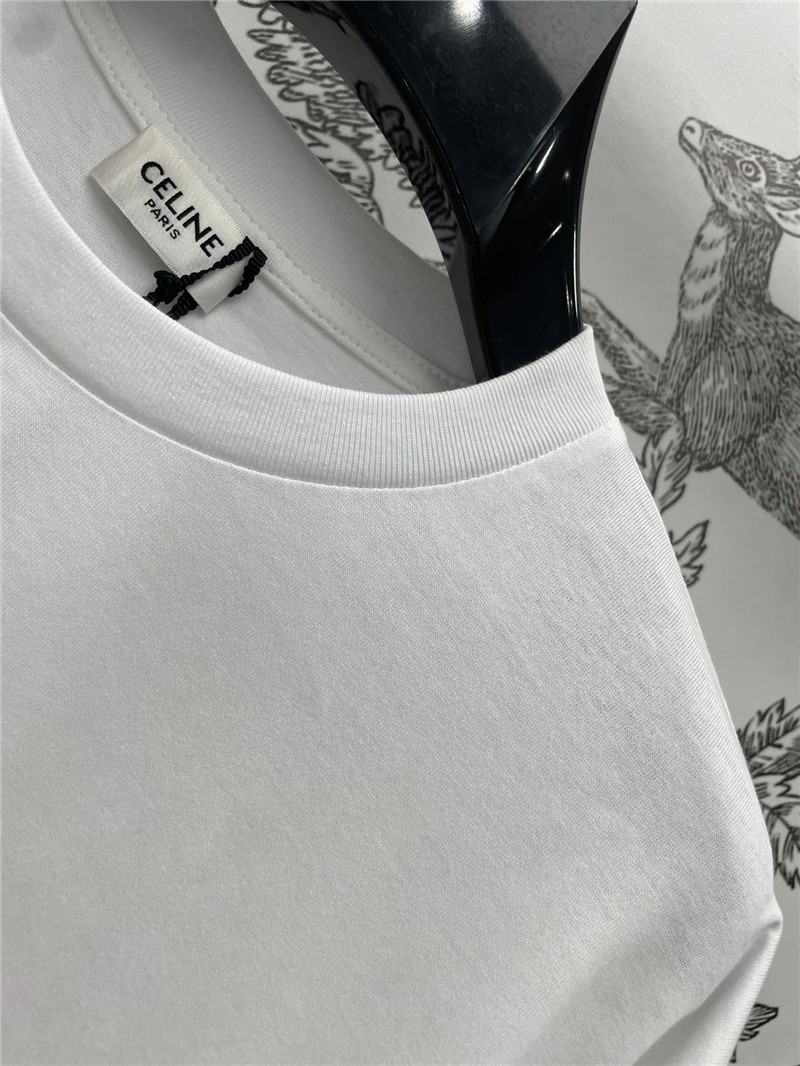 Ce1i*e round neck t-shirt replica designer clothes