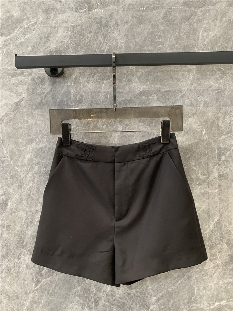 Ch**el patch embroidered logo casual shorts replica clothing