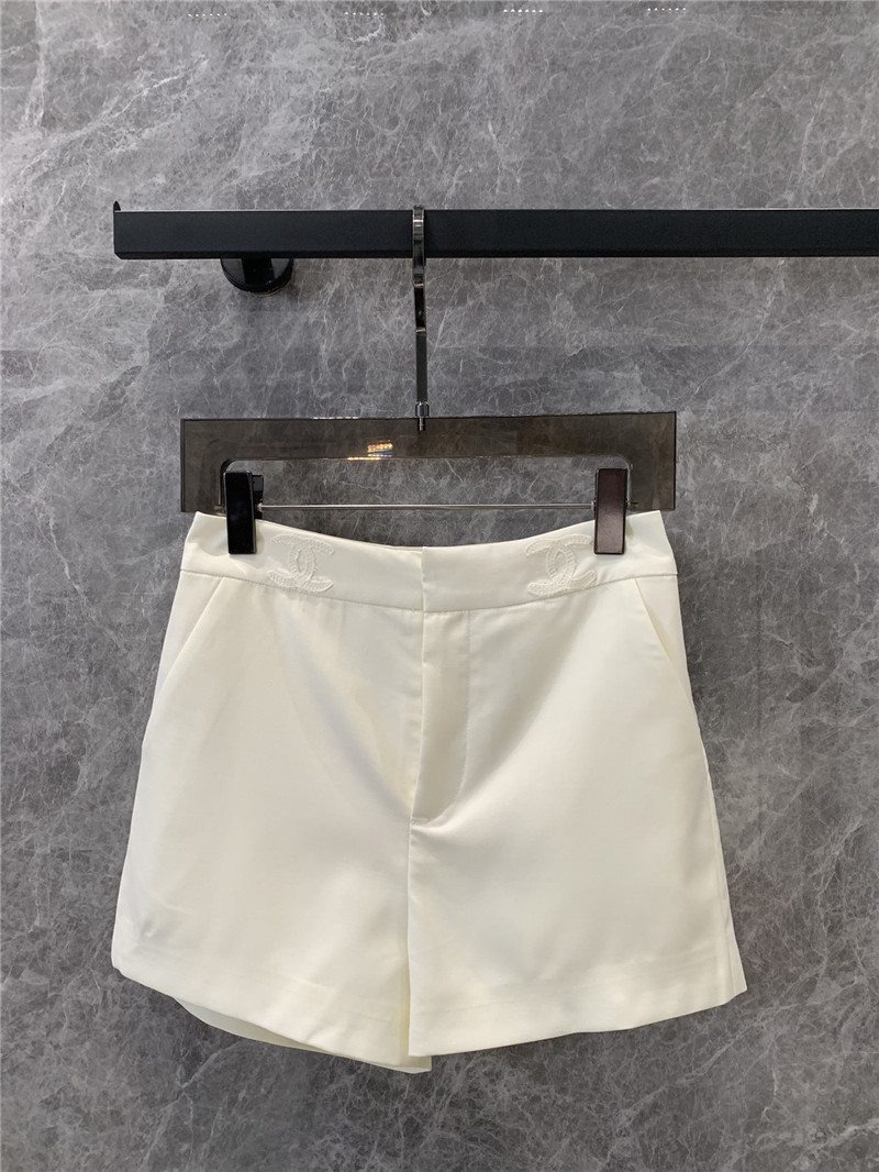 Ch**el patch embroidered logo casual shorts replica clothing