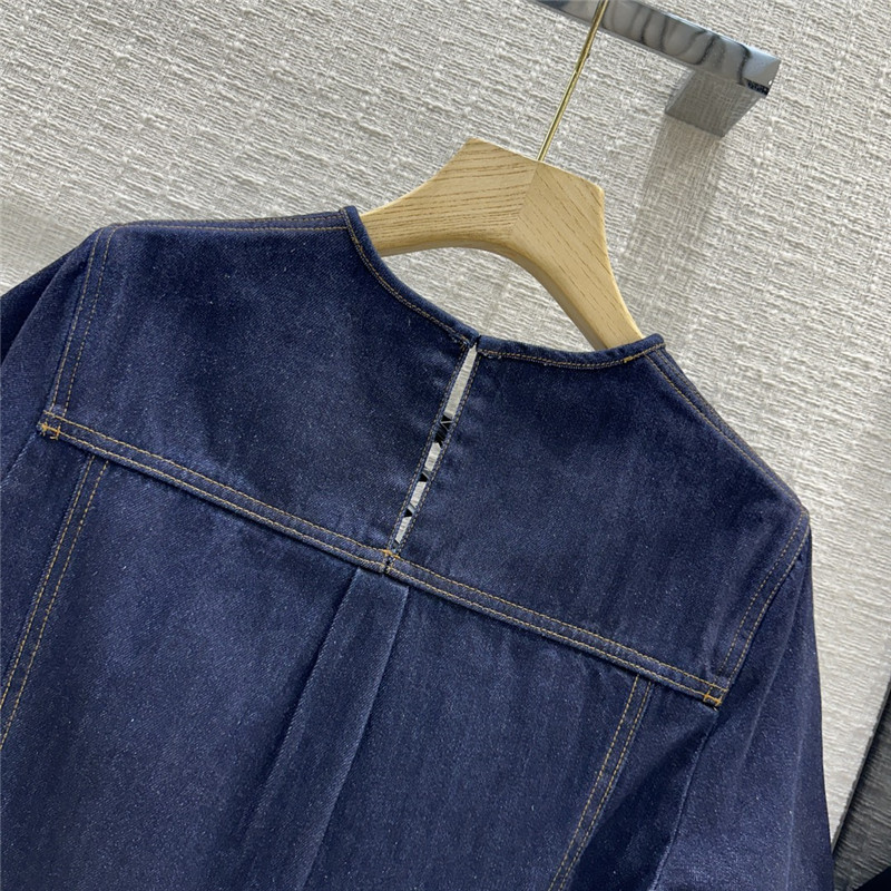 a1exa*der Mcqv*en denim mini dress replica designer clothes