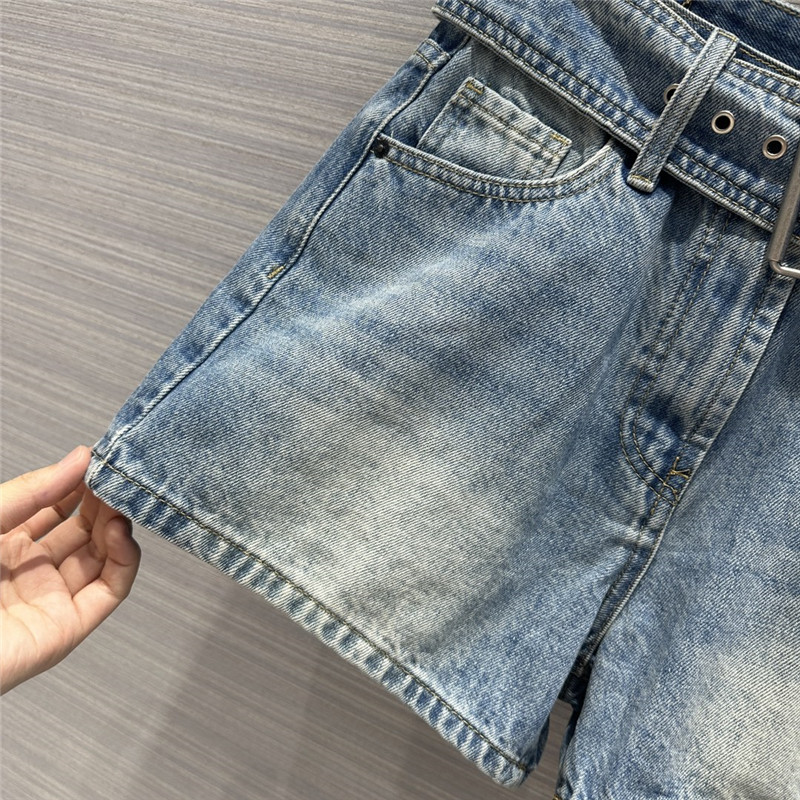 acne studios straight denim shorts cheap replica designer clothes