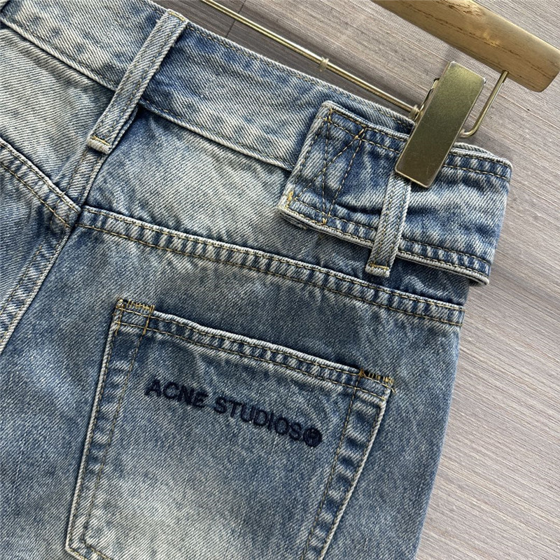 acne studios straight denim shorts cheap replica designer clothes