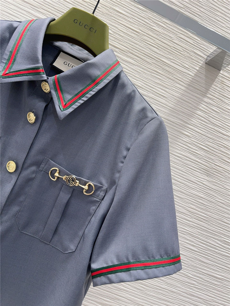 Gvc*1 preppy shirt top + pleated skirt set replica clothes