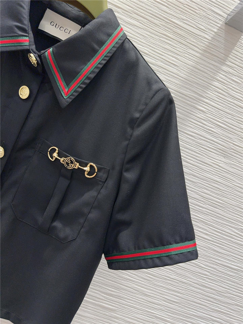 Gvc*1 preppy shirt top + pleated skirt set replica clothes