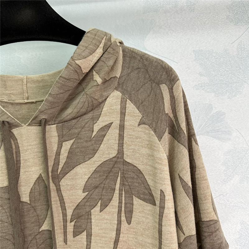 BC floral print hooded knit top cheap replica designer clothes