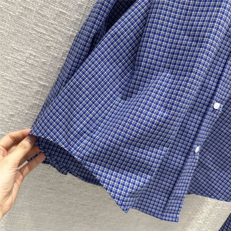M1um1u plaid shirt cheap replica designer clothes