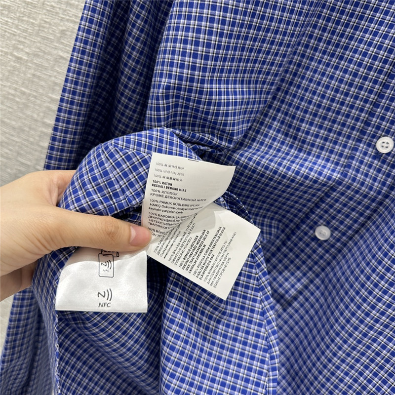 M1um1u plaid shirt cheap replica designer clothes