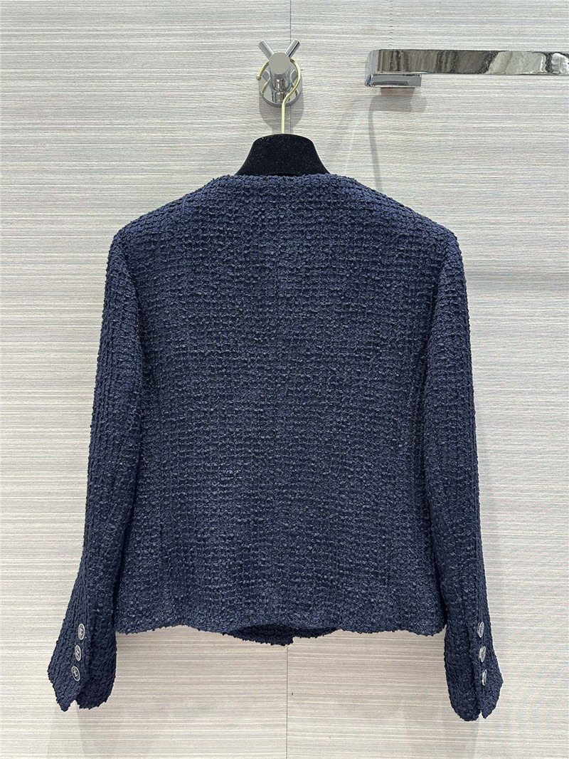 Ch**el woven soft tweed jacket replica d&g clothing