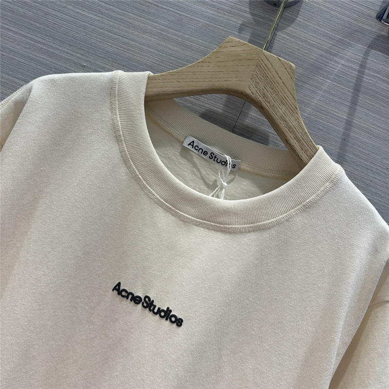acne studios foam monogram T-shirt replica clothing sites