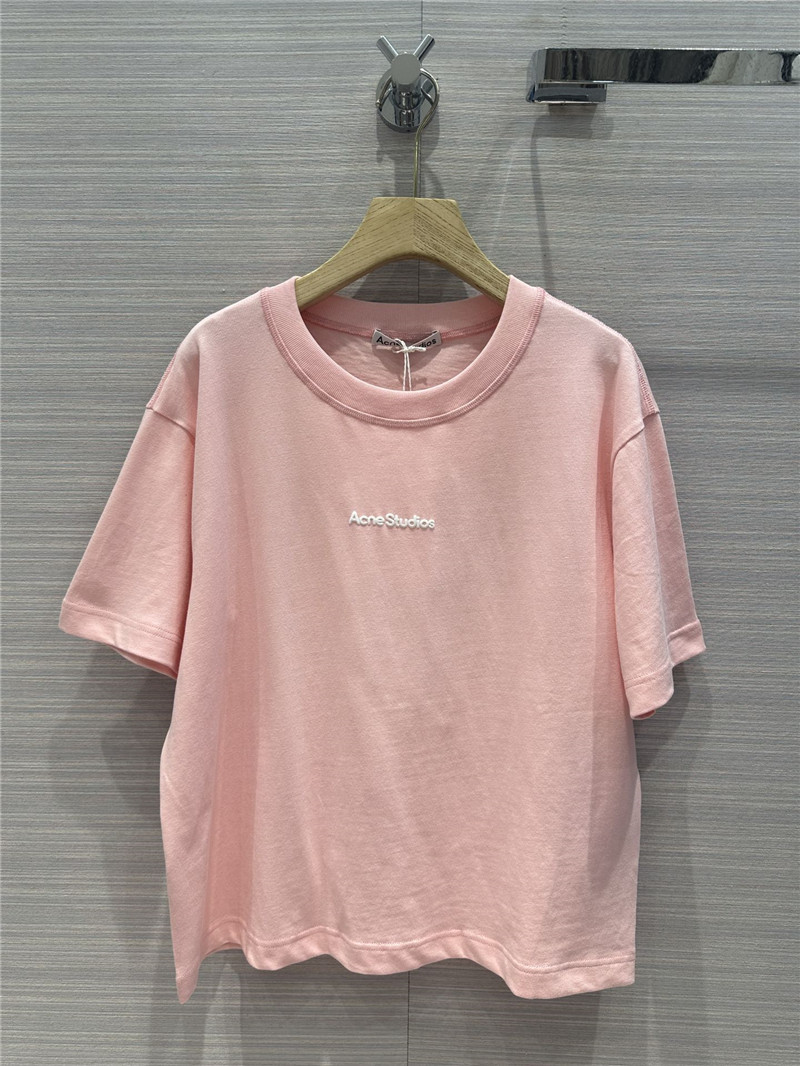 acne studios foam monogram T-shirt replica clothing sites